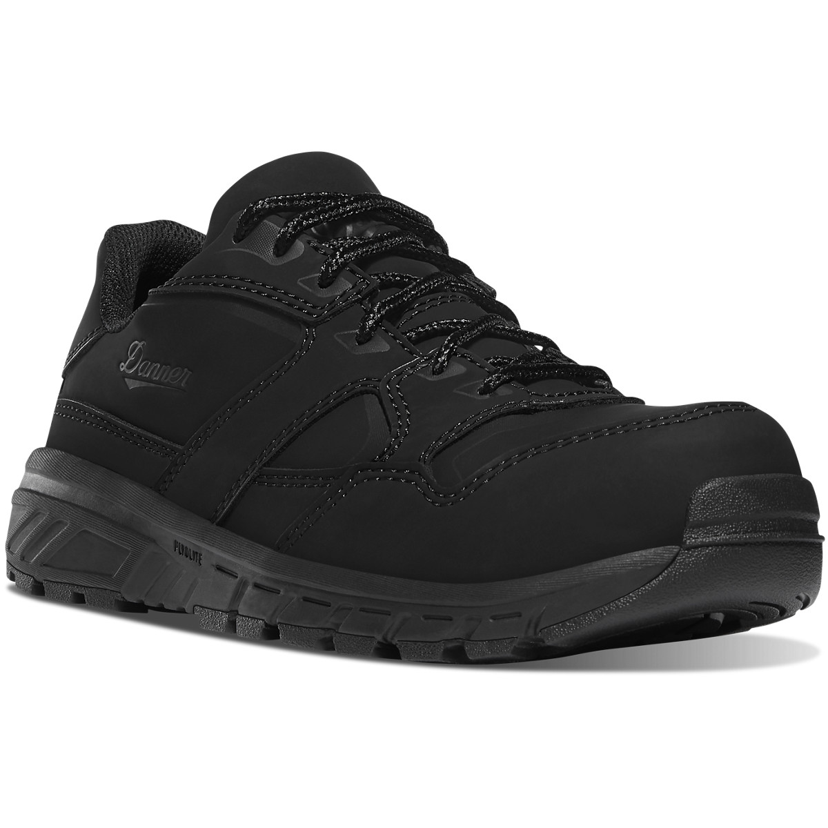 Danner Womens Run Time EVO Work Shoes Black - XGL038964